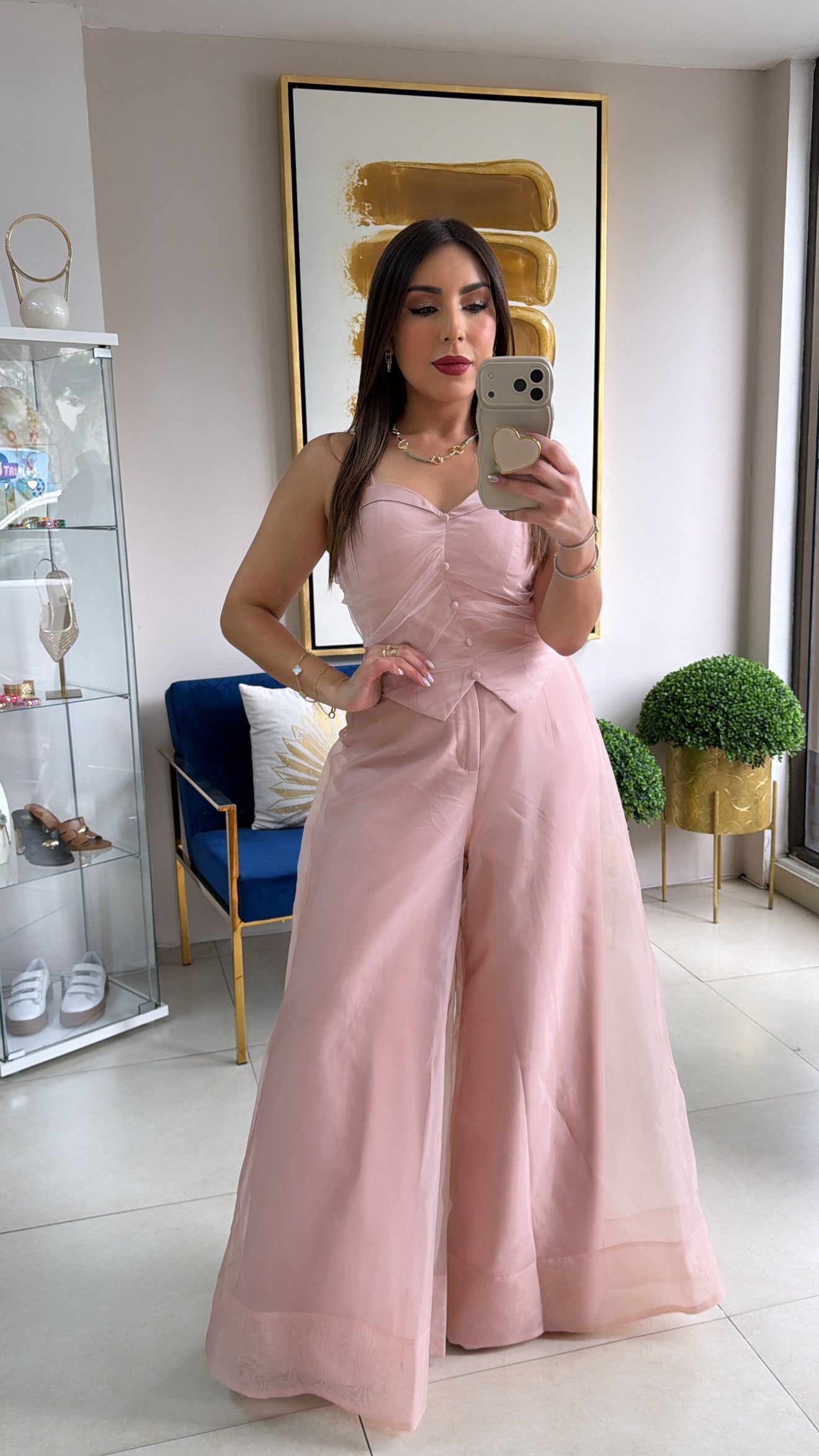 Pink Palazzo Pants