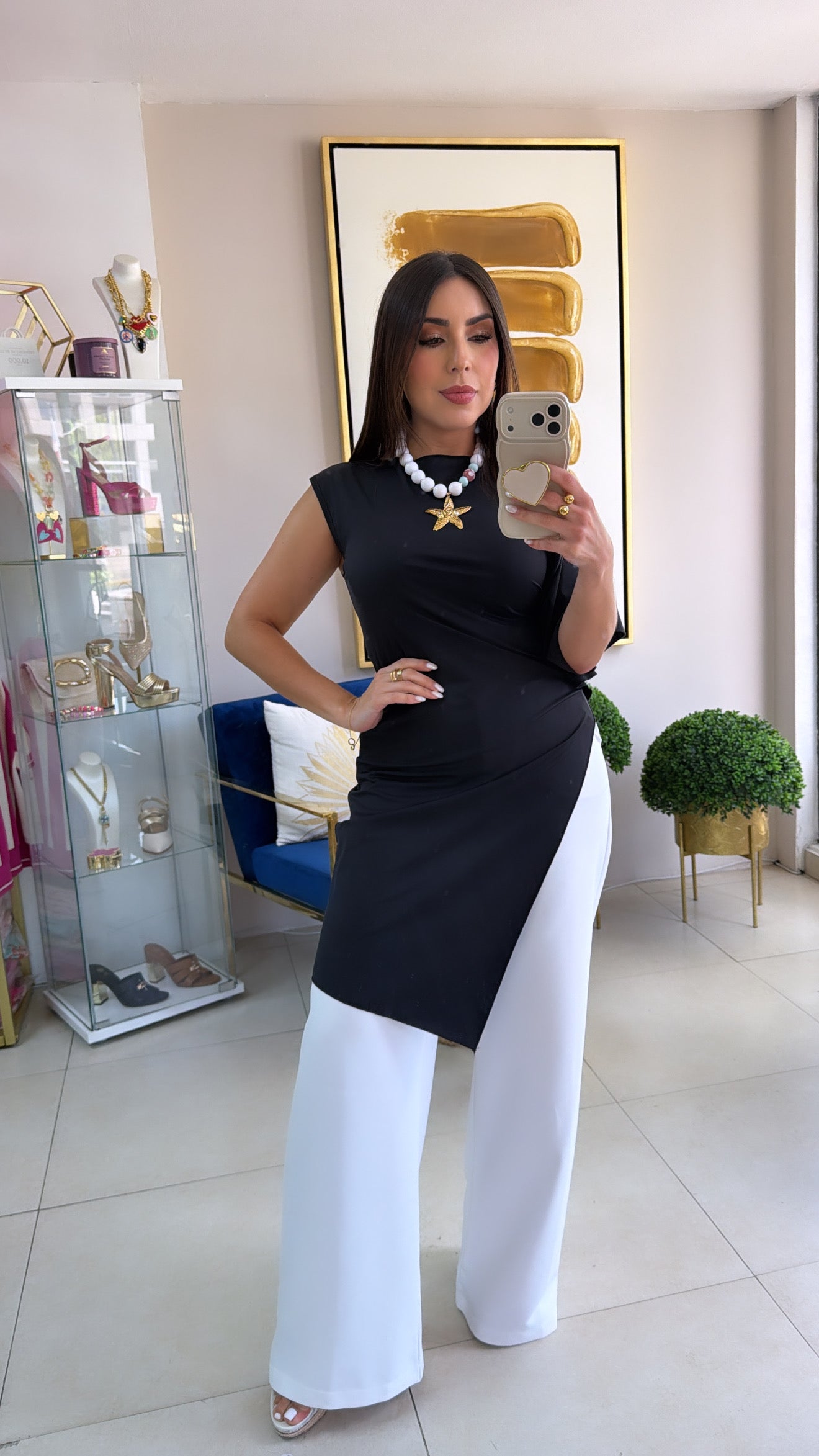 Black Assymetric Top