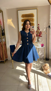 Denim Short Dress