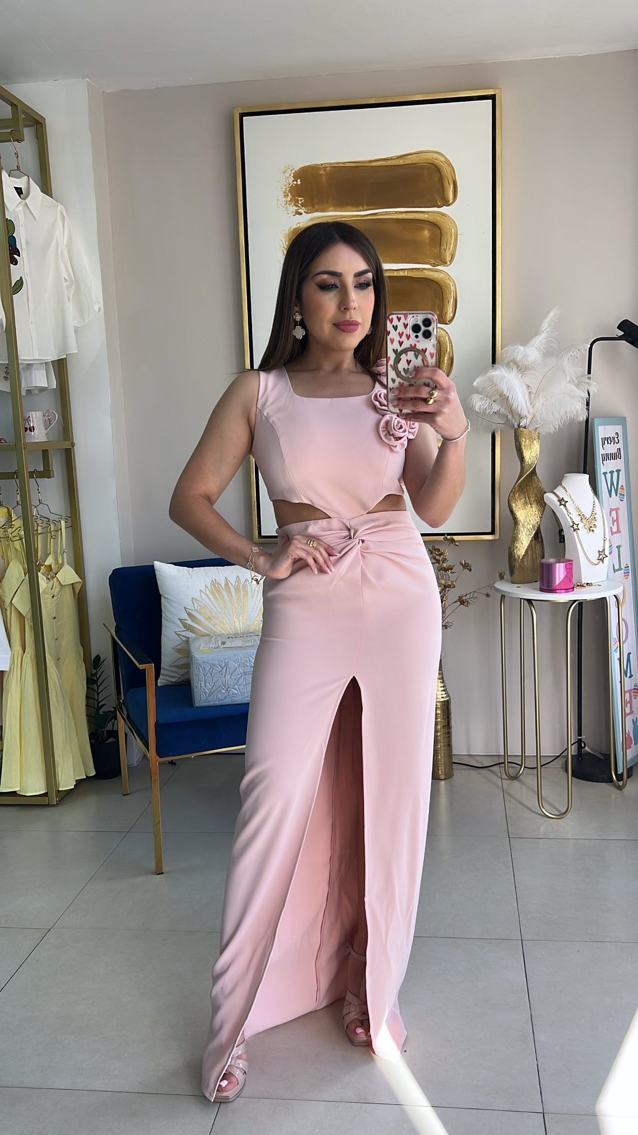 Blush Long Dress