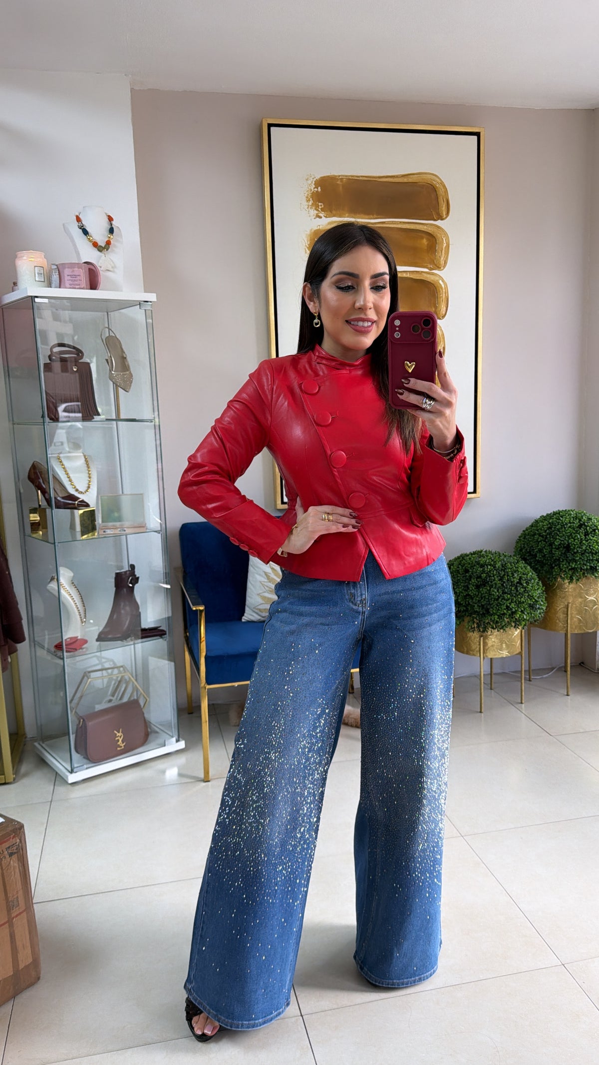 Glitter Denim Jean