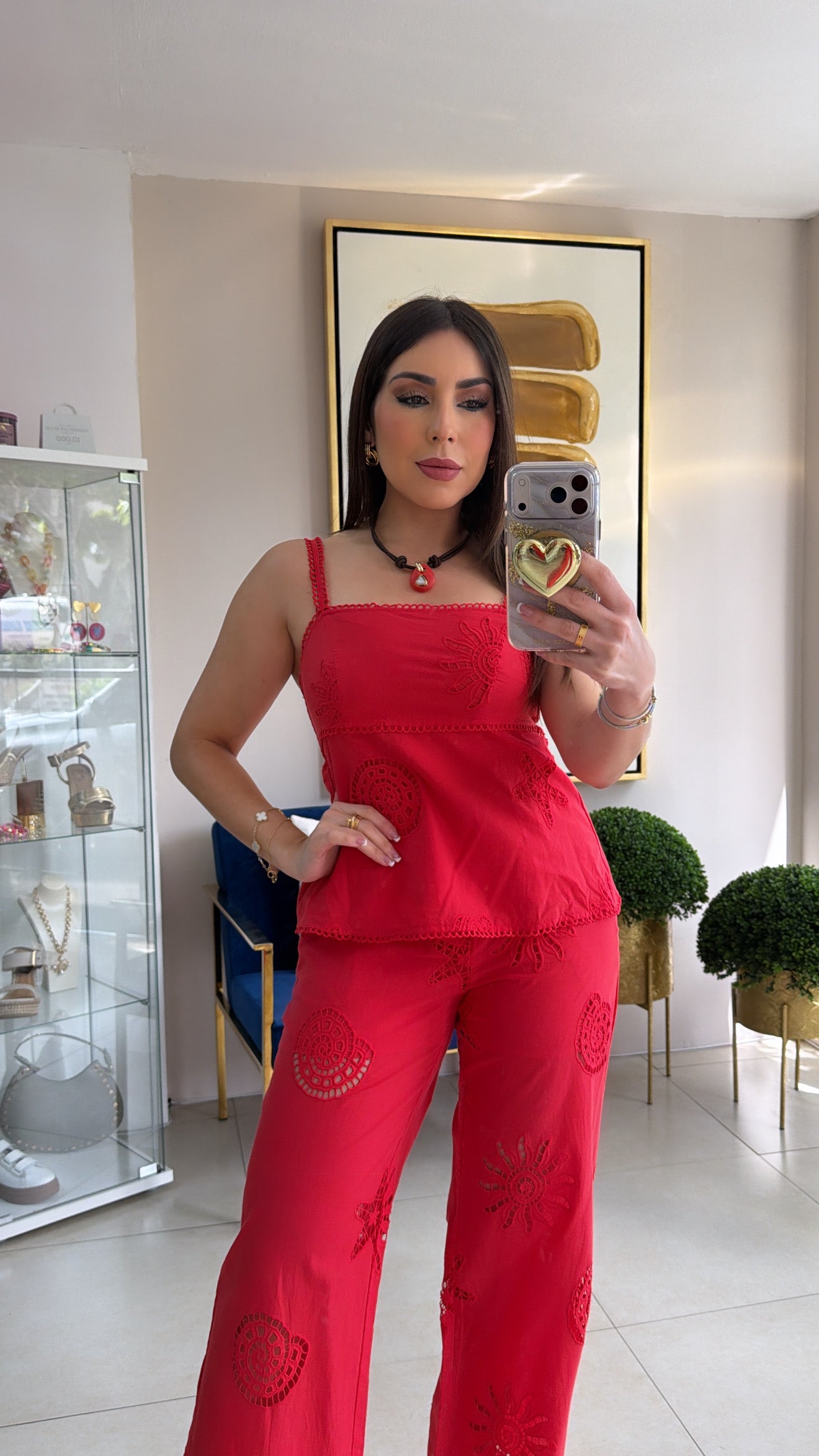 Tomato Beach Pant Set