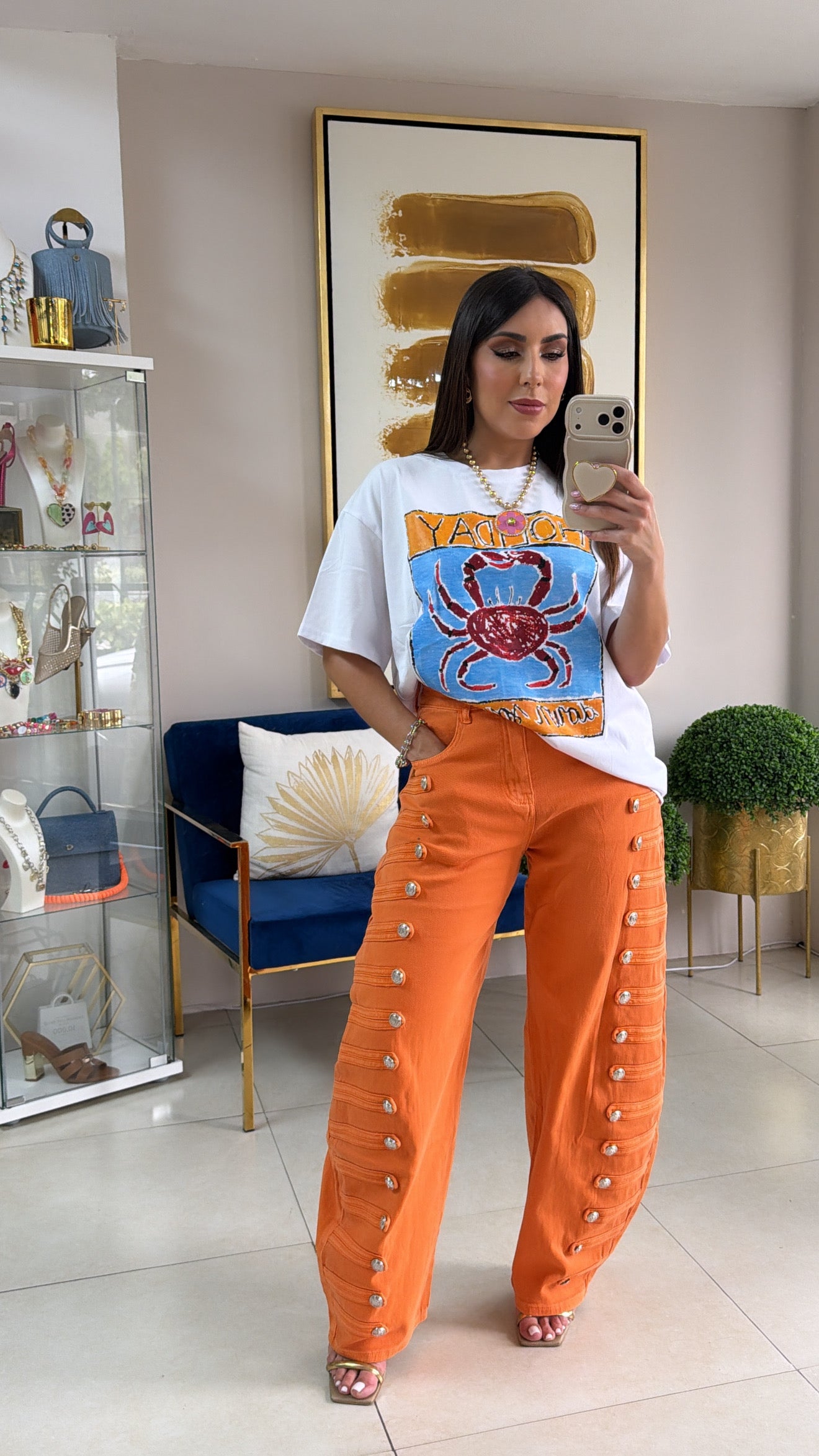 Napoleón Orange Pants