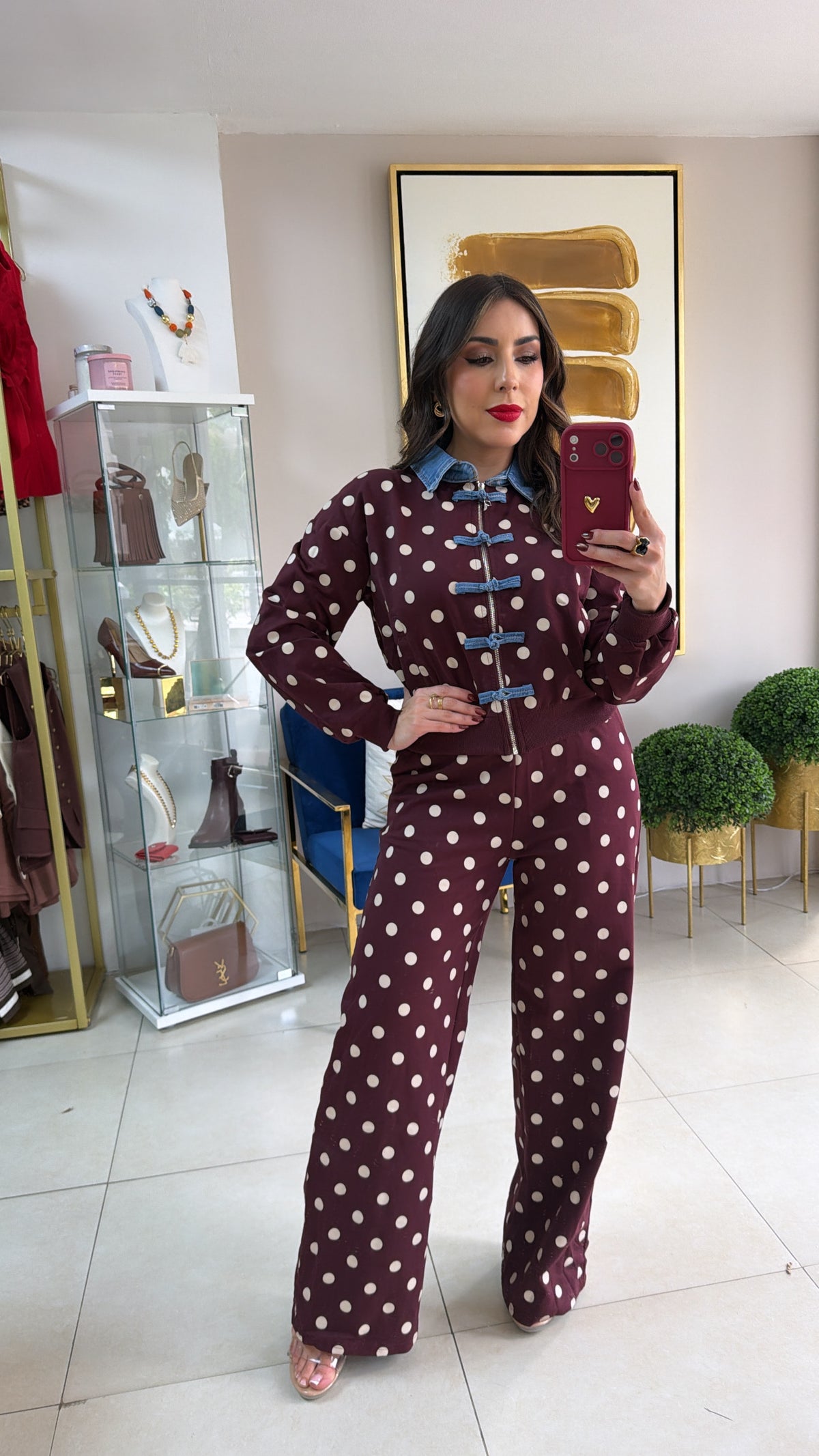 Wine Polka Travel Set