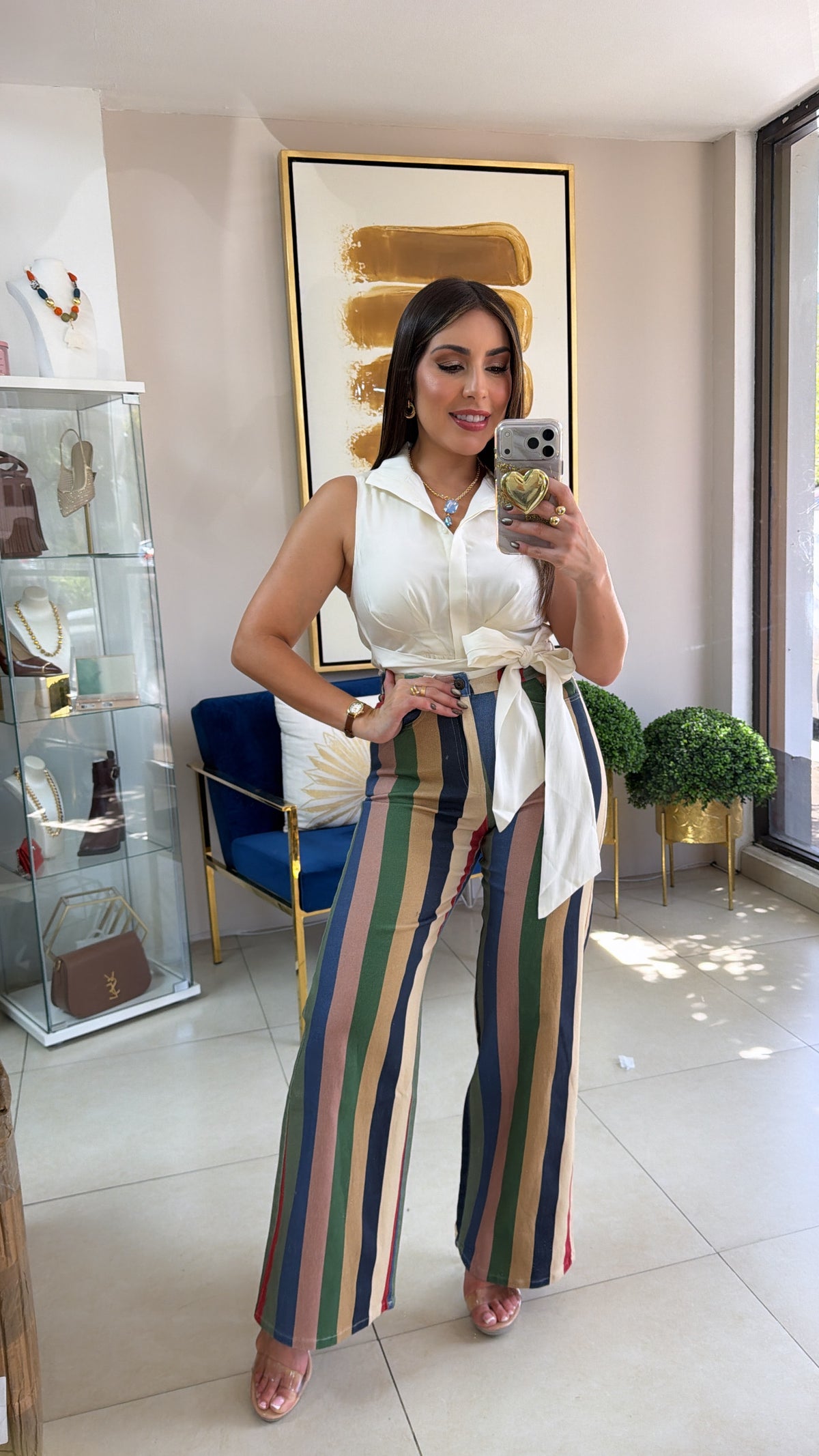 Multi Stripes Jeans