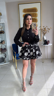Glitter Skirt Set
