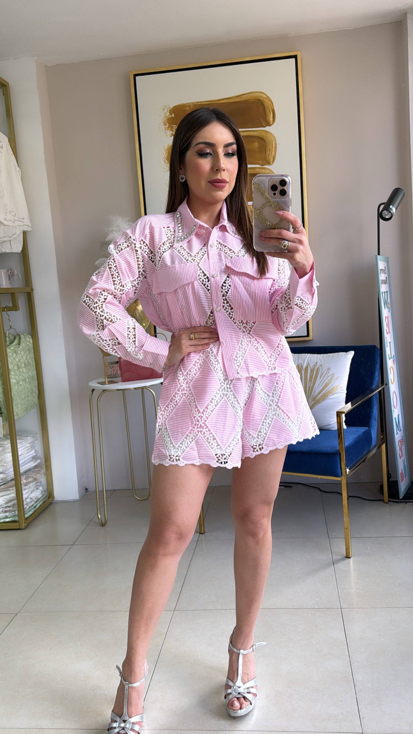 Pink Crochet Set