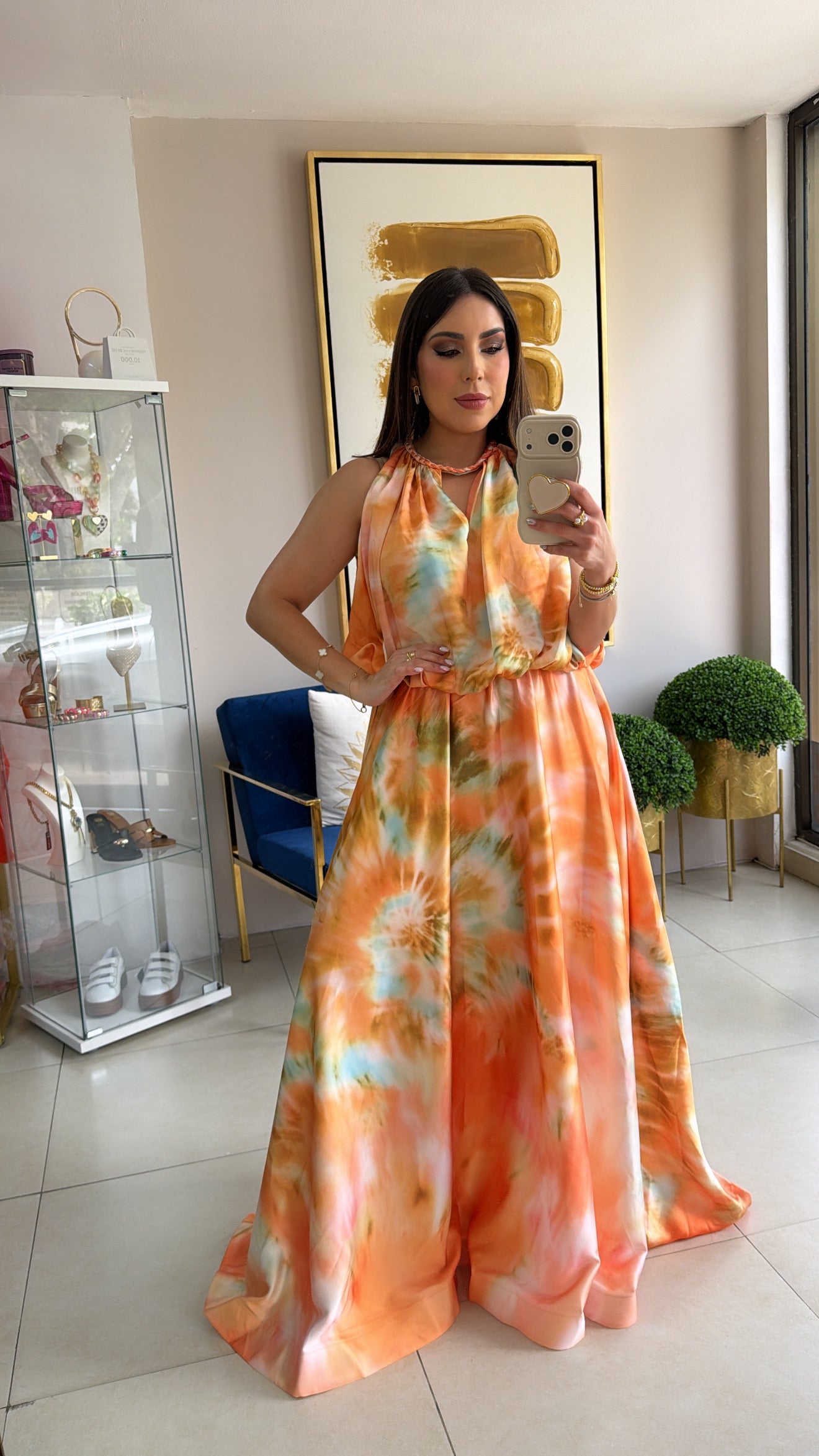 Tie Die Maxi Dress