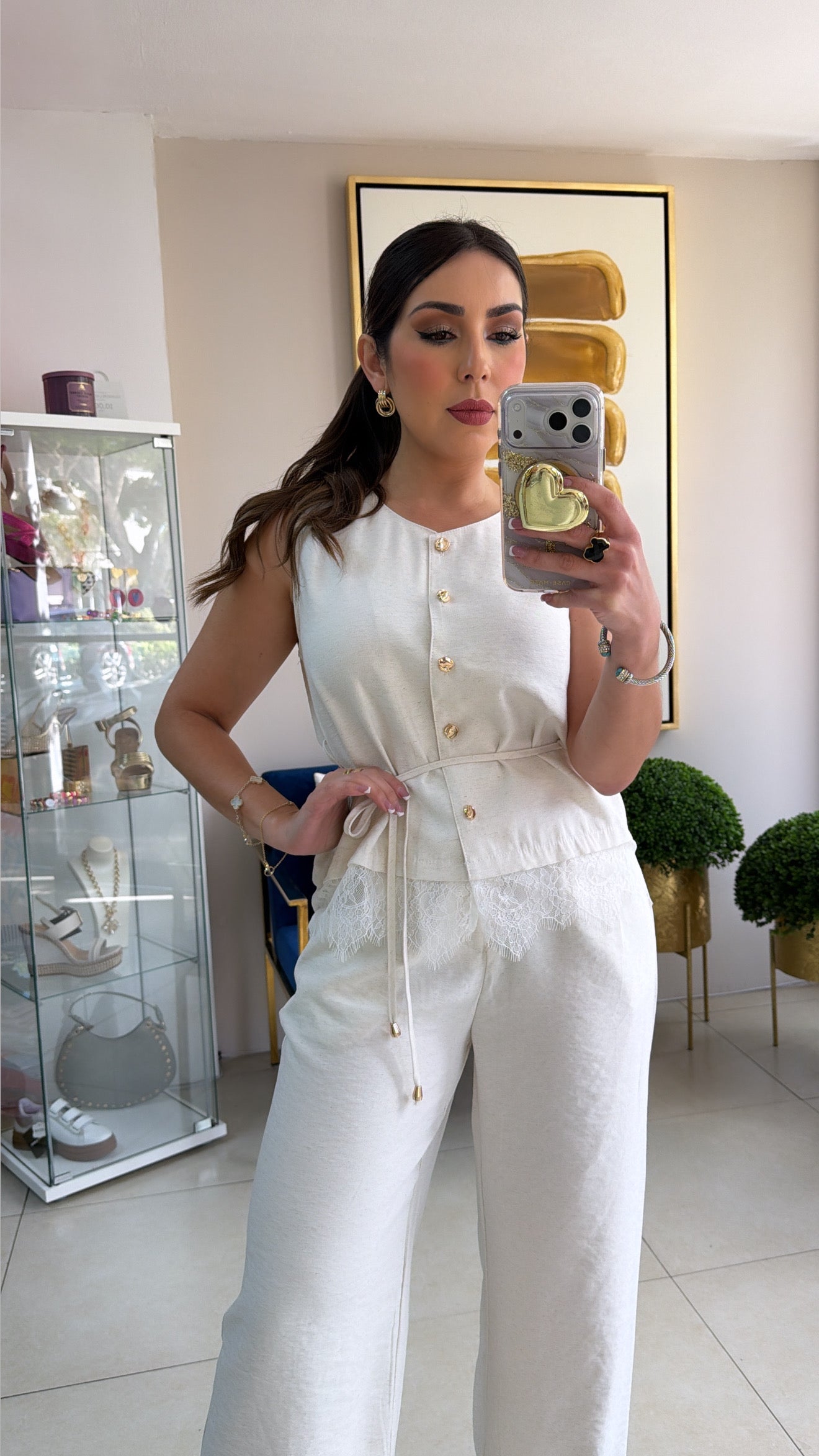 Ivory Pant Set