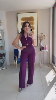 Berry Vest Pant Set