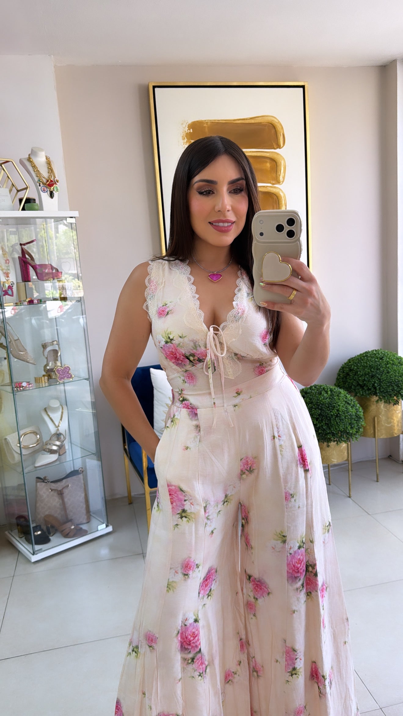 Floral Romantic Pant Set