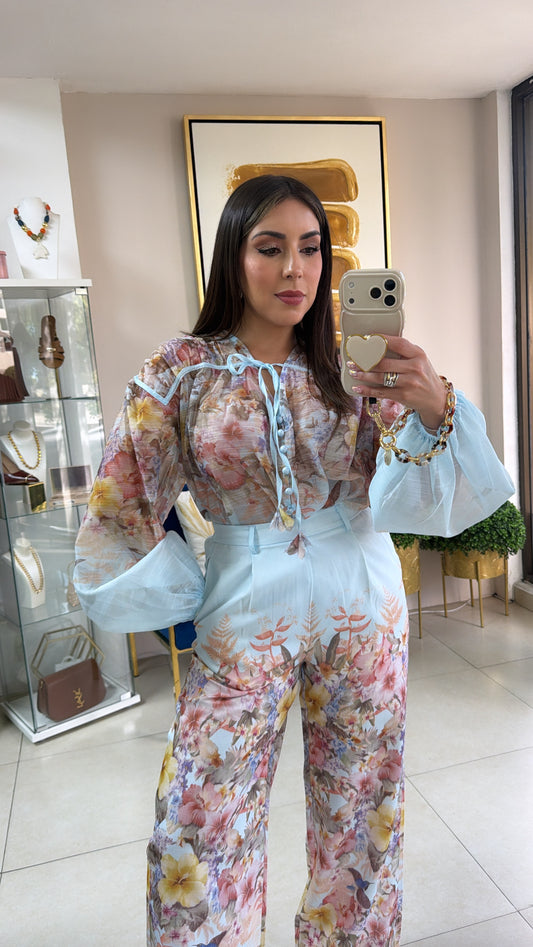 Floral Pant Set