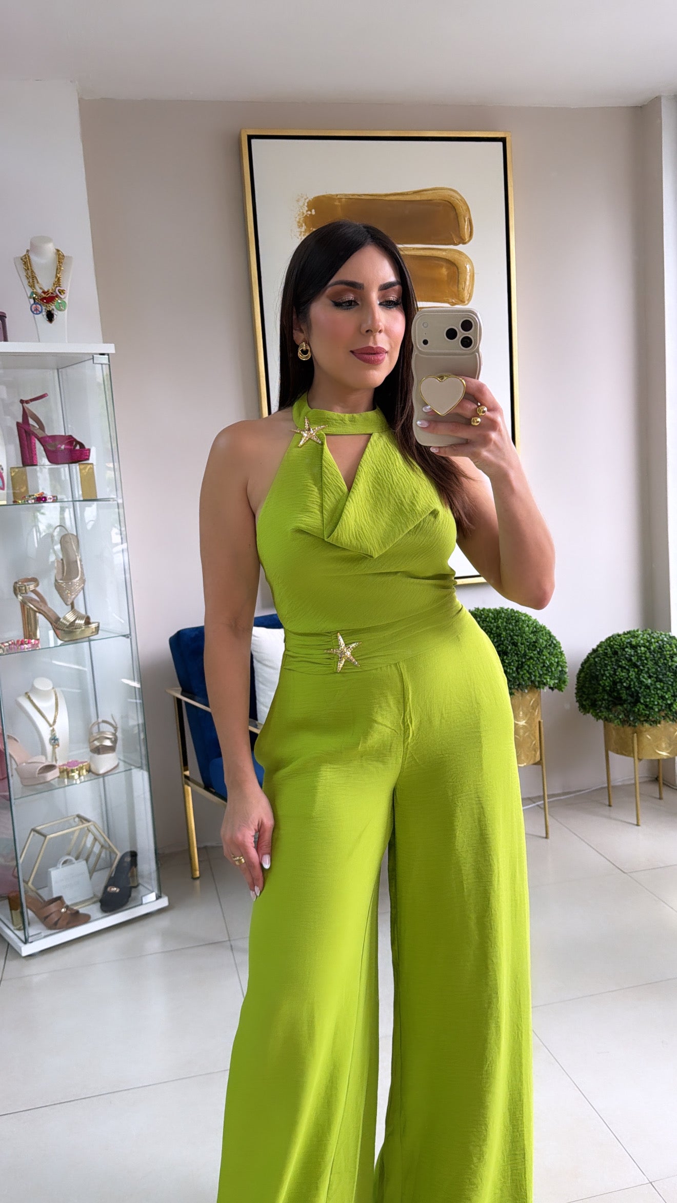 Green Star Palazzo Set