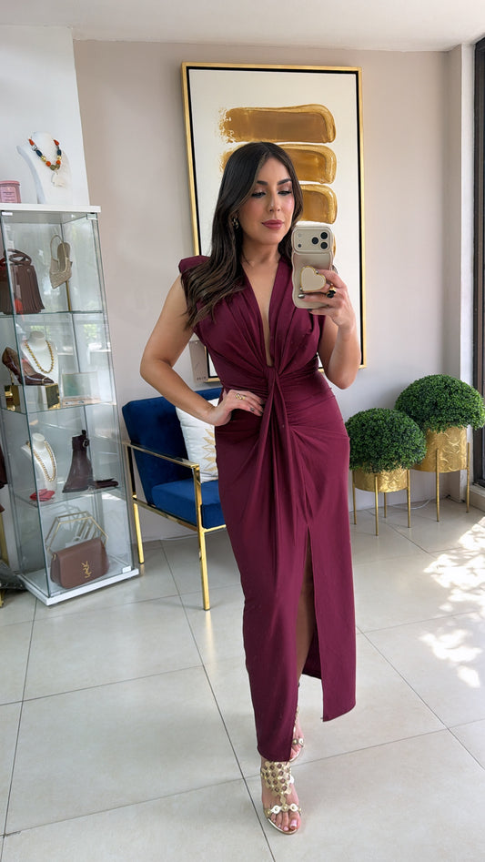 Wine Italian Dress