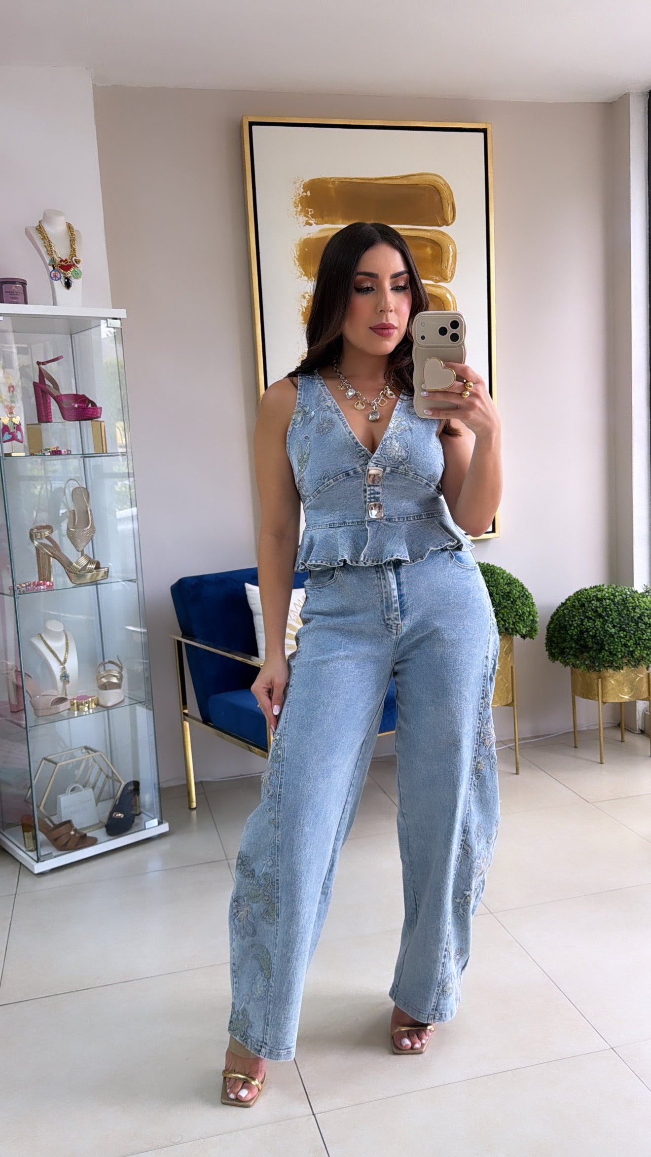 Barrel Denim Set
