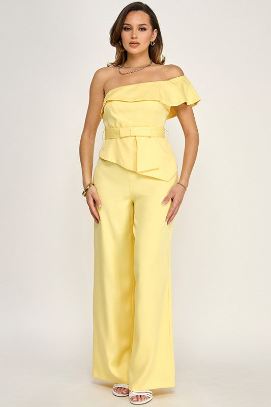 Yellow Pant Set