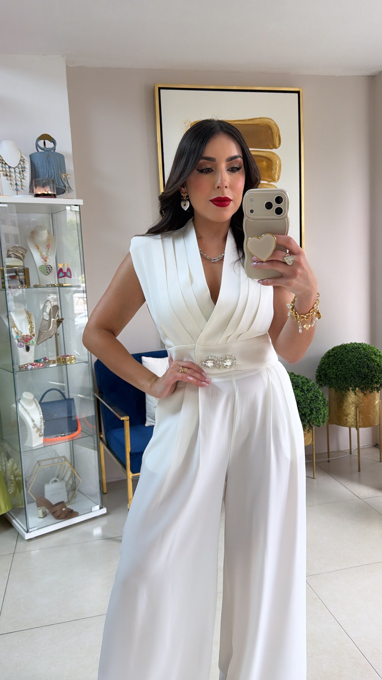 White Palazzo & Top Set