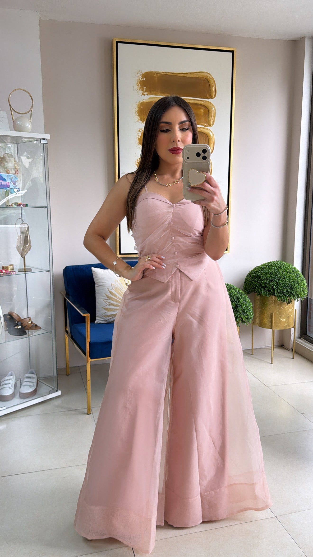 Pink Palazzo Pants