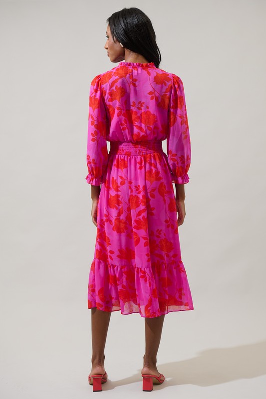 Floral Midi Dress