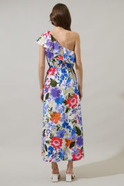 One Shoulder Midi Dress