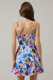 Tiered Poplin Mini Dress