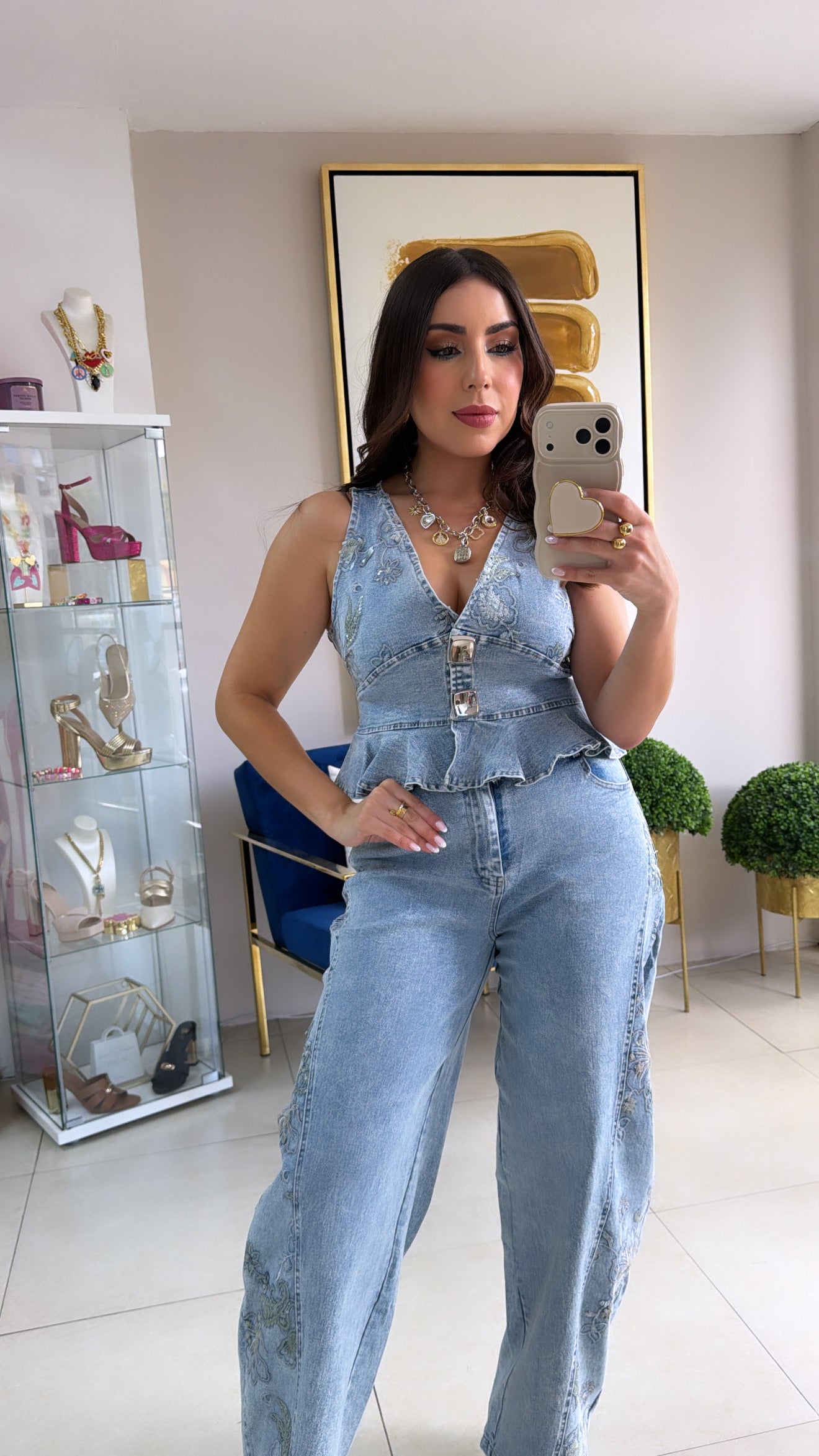 Barrel Denim Set