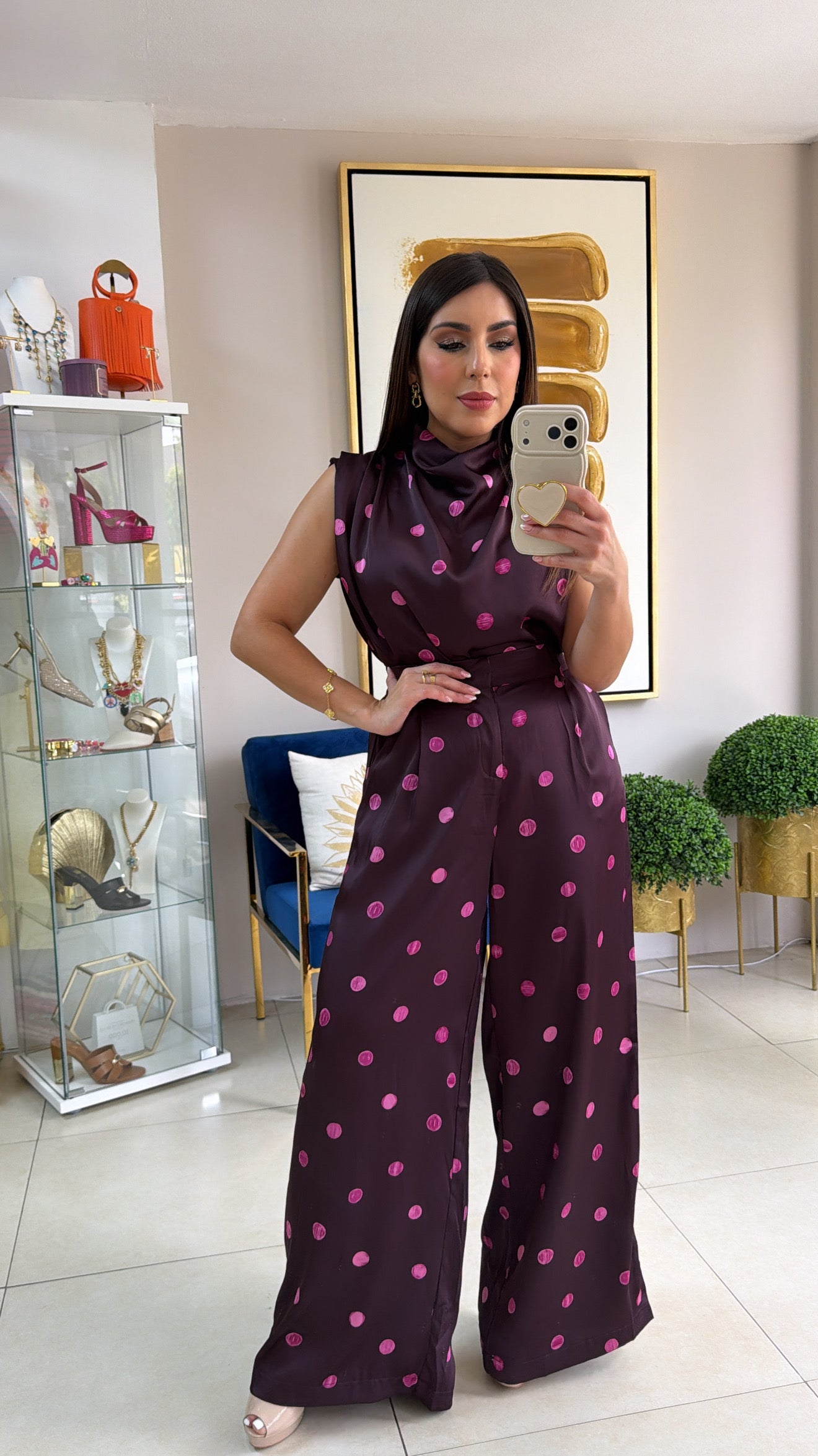 Polka Pink & Plum Set