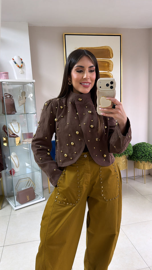 Brown Denim Jacket