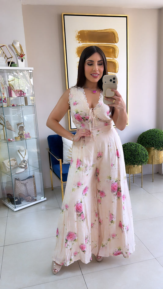 Floral Romantic Pant Set