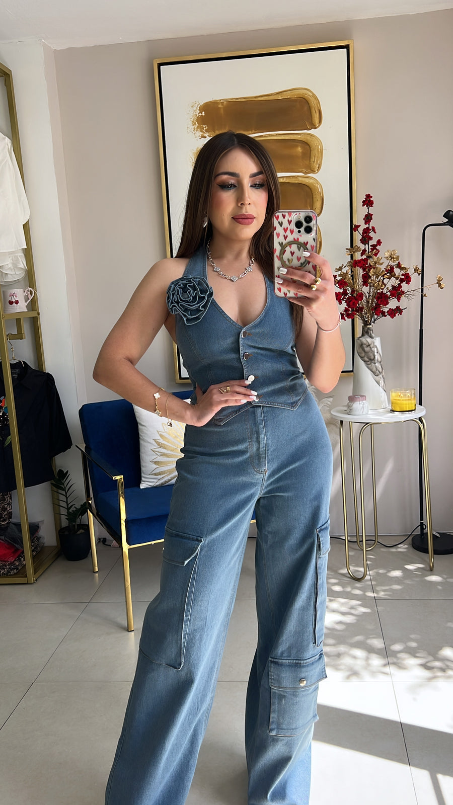 Vest & Pant Denim Set