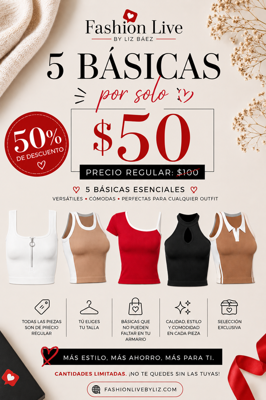 5 Básicas x $50
