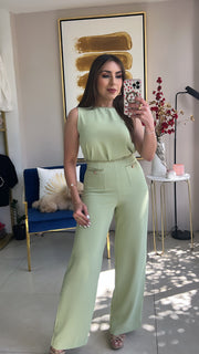 Mint Chain Pants