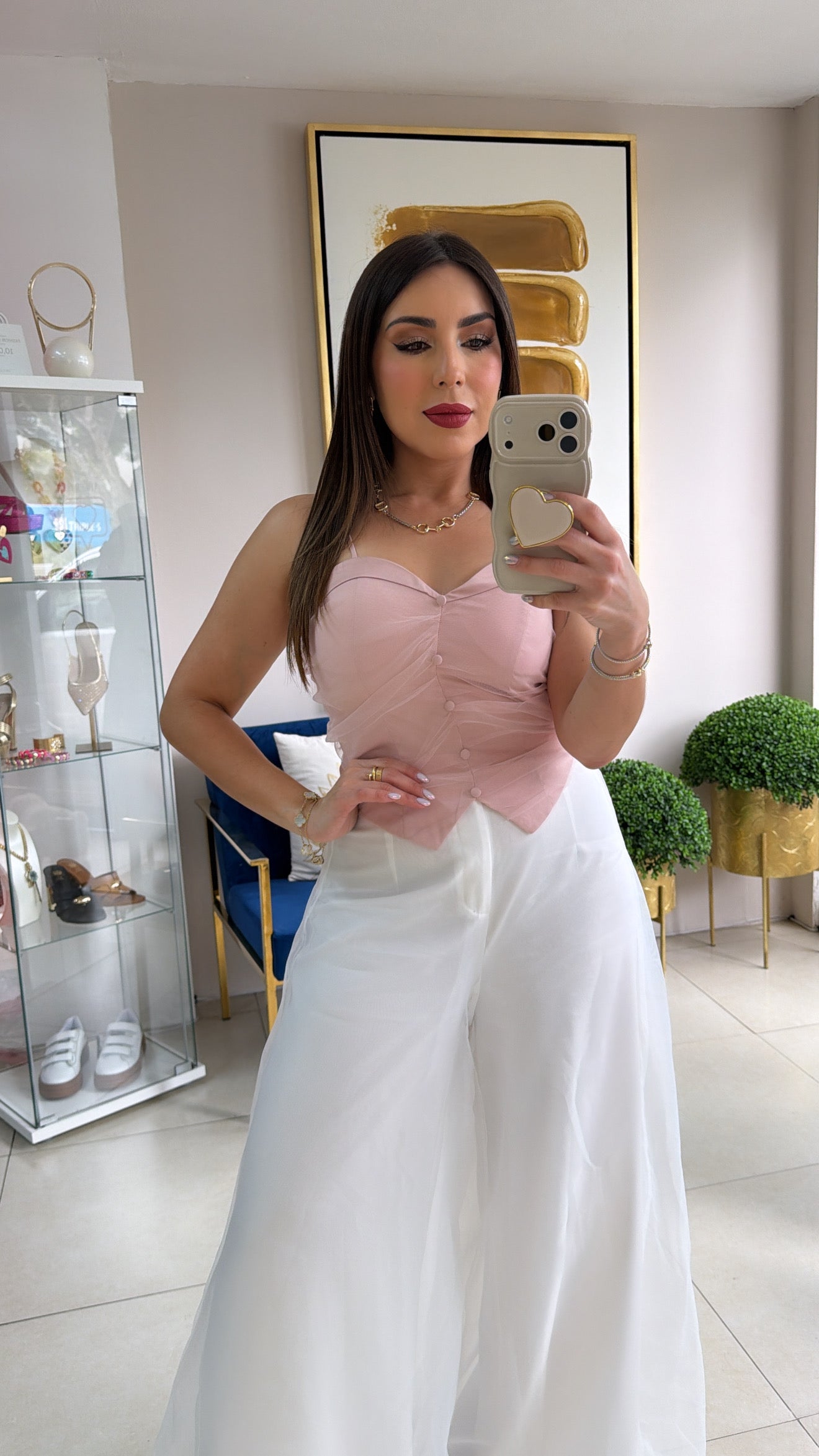 Pink Corset Top