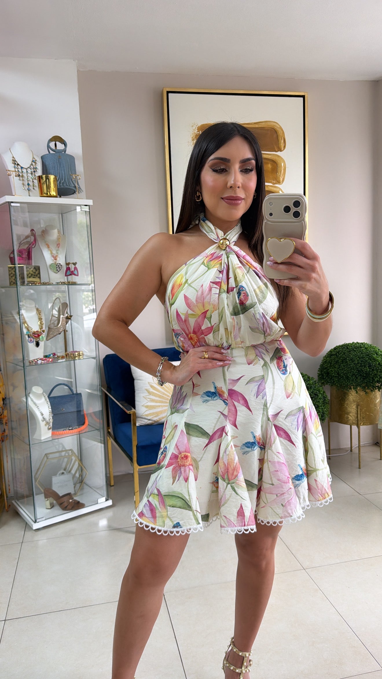Floral Short Dress