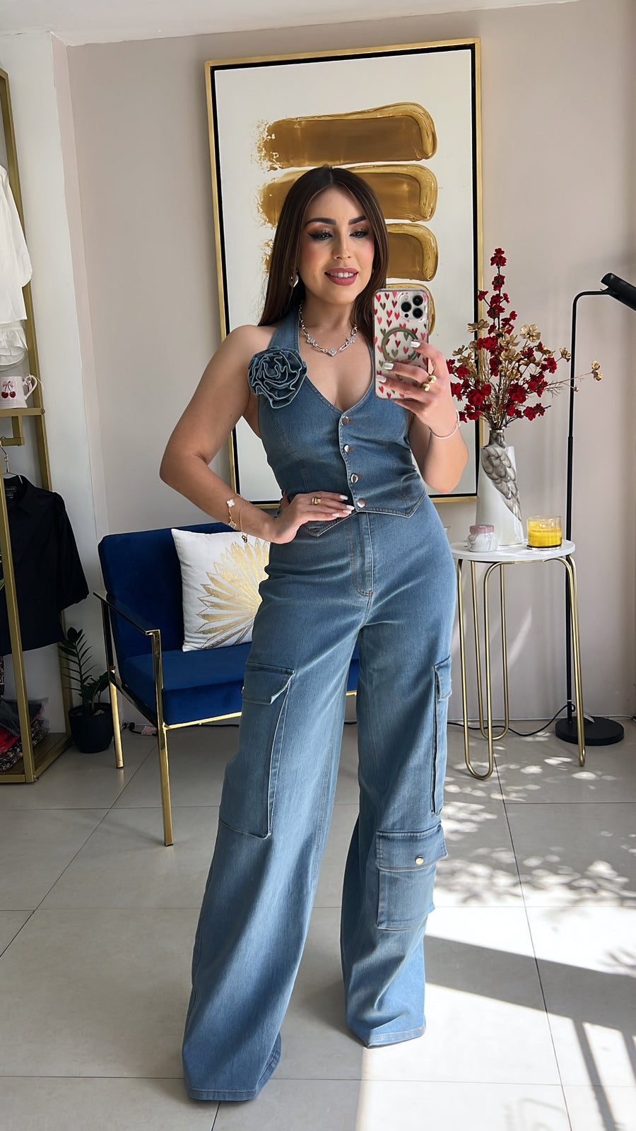 Vest & Pant Denim Set