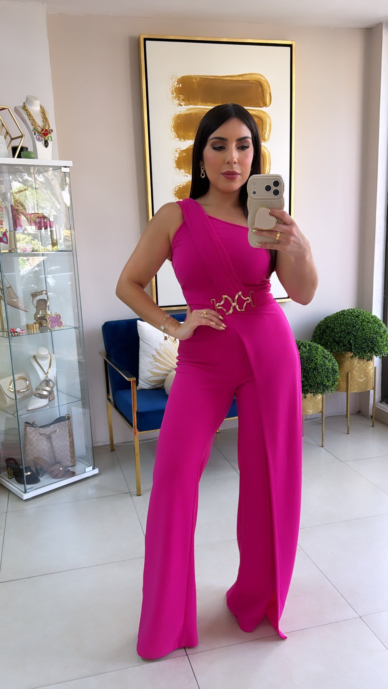 Fushia Jumpsuit