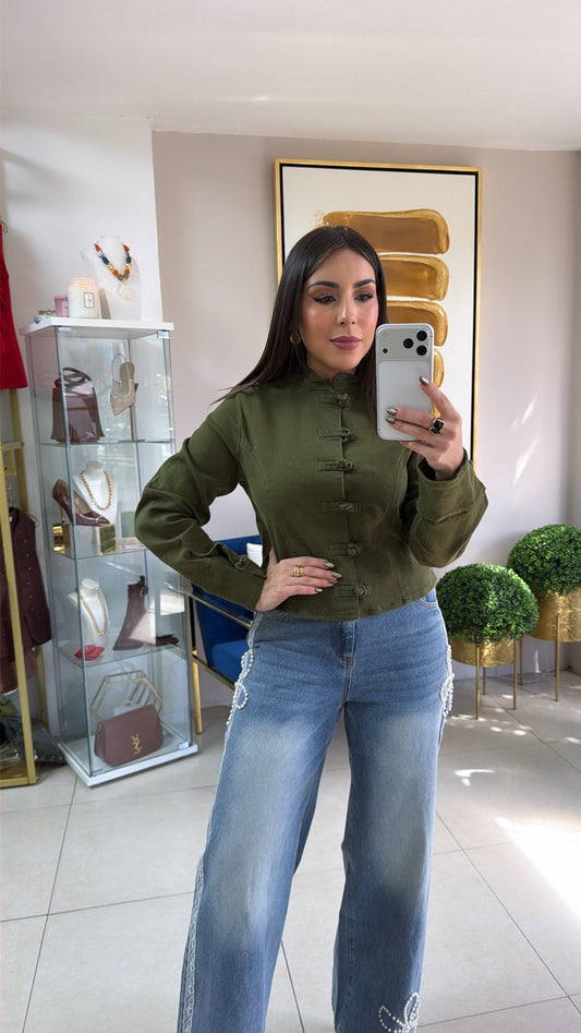 Green Napoleon Jacket