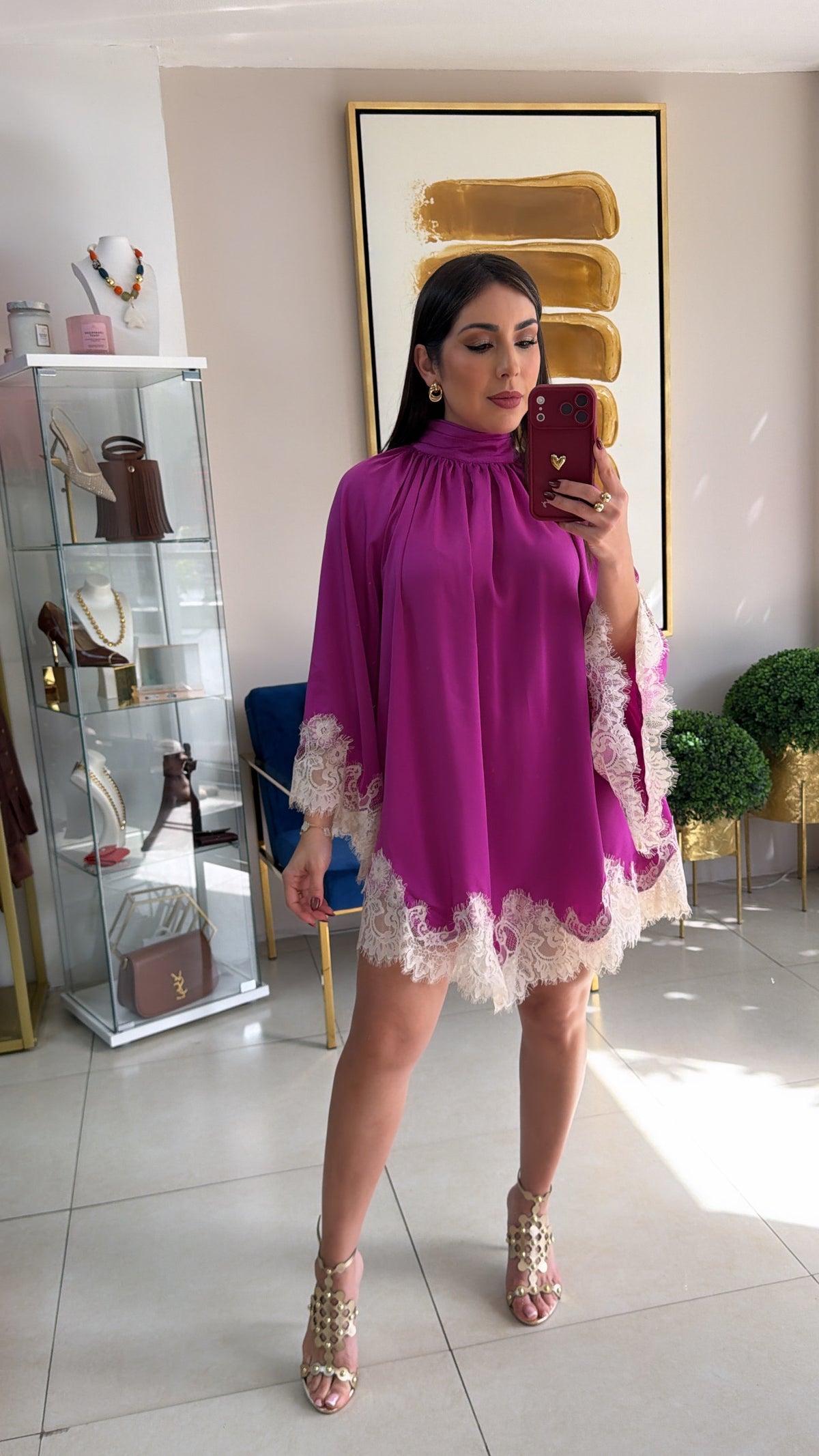 Magenta Tunic Dress