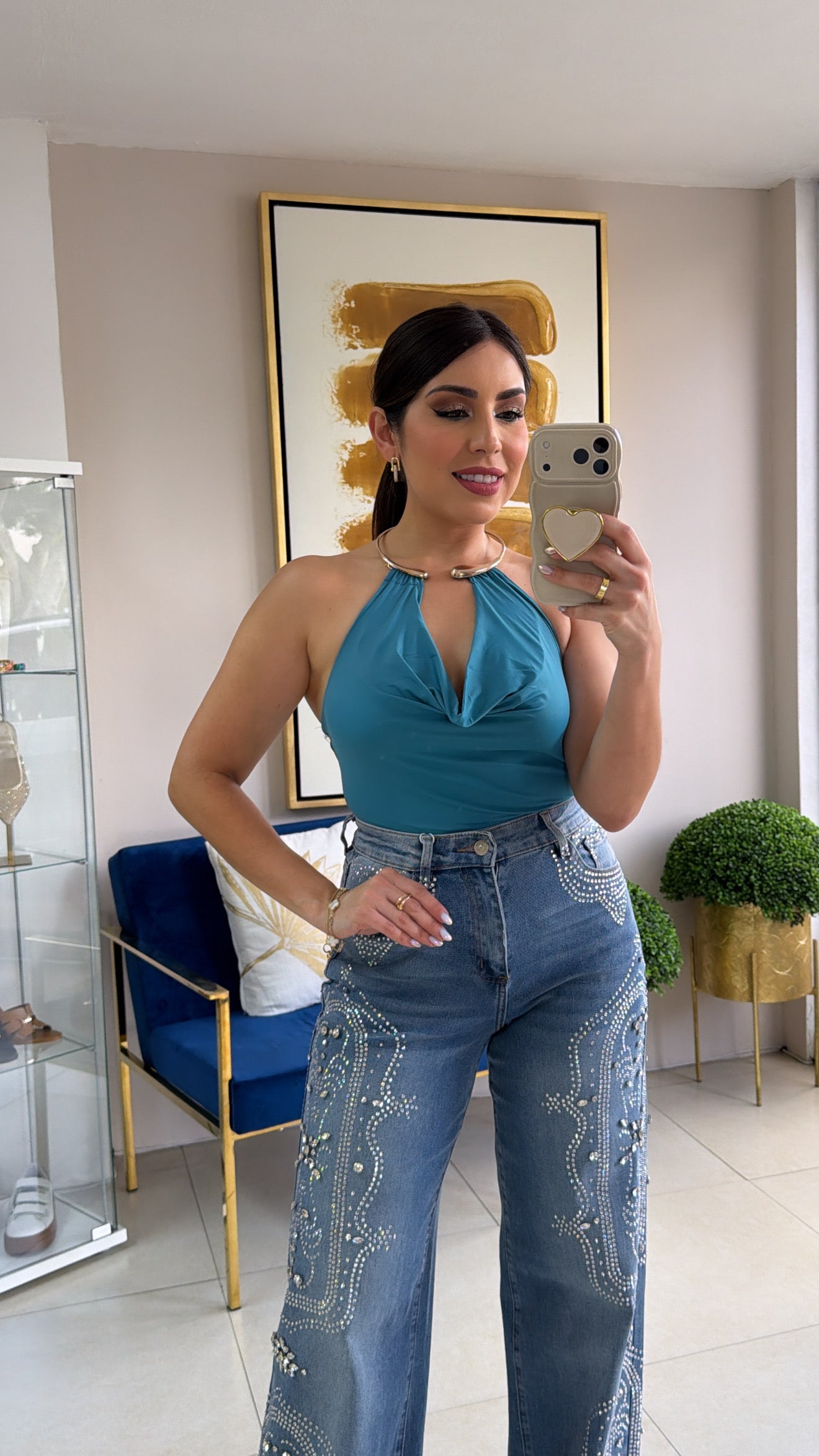 Teal Bodysuit