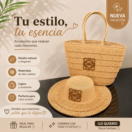Cartera con Sombrero grande