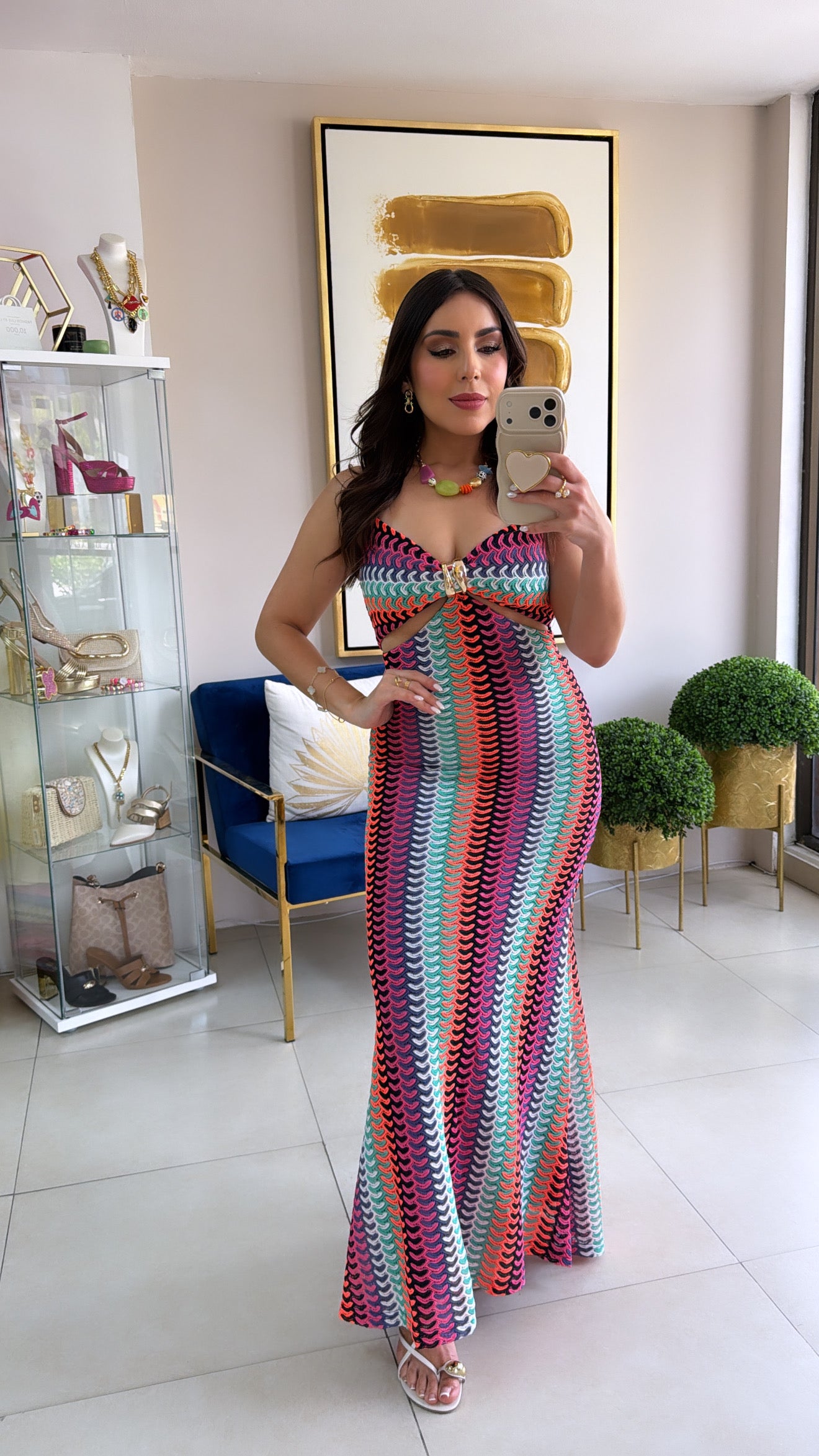 Bright Syrene Long Dress