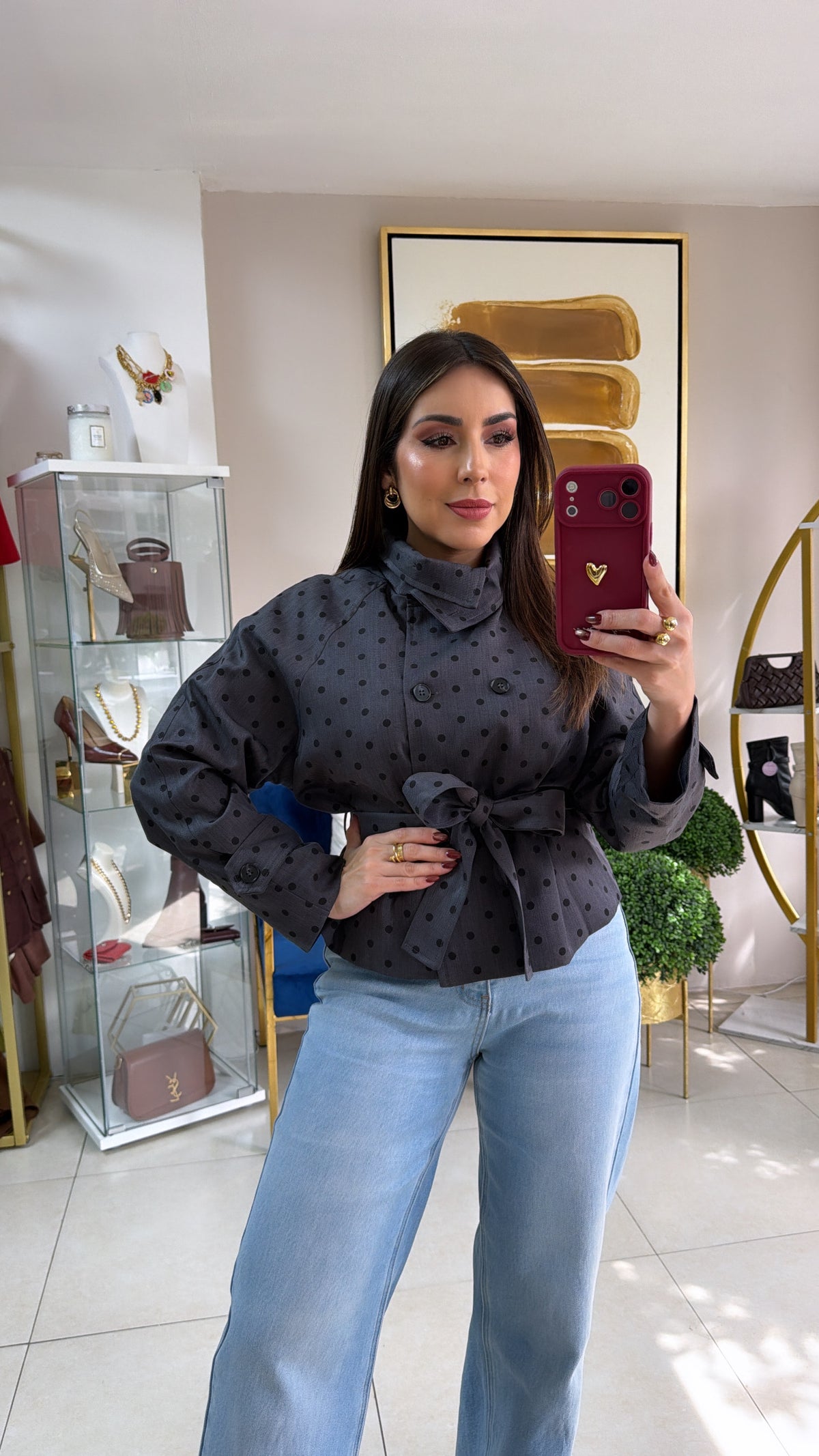 Black Polkadots Jacket