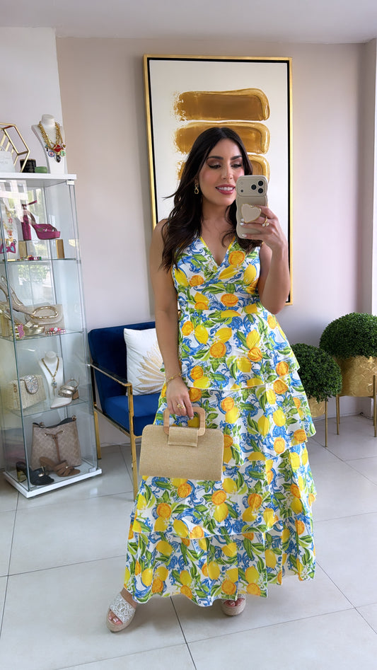 Lemons Maxi Dress