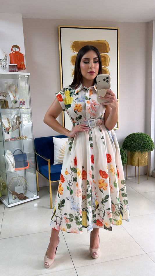 Floral Midi Dress
