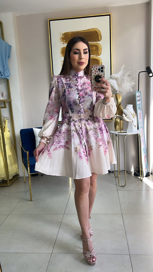 Floral Short Dress