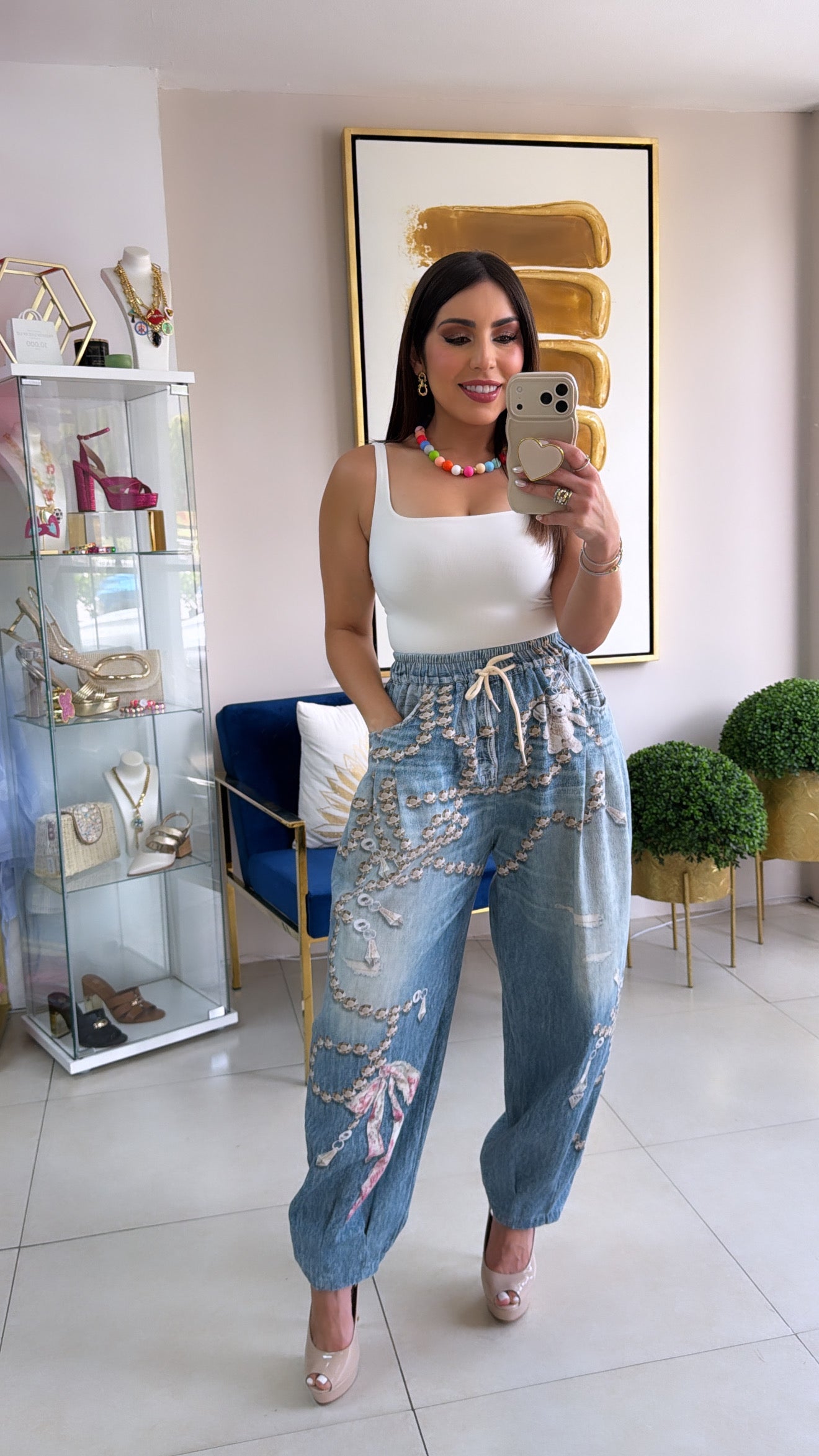 Like Denim and Pearls Pants