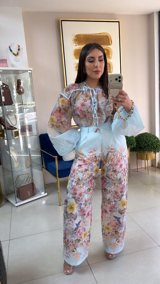 Floral Pant Set