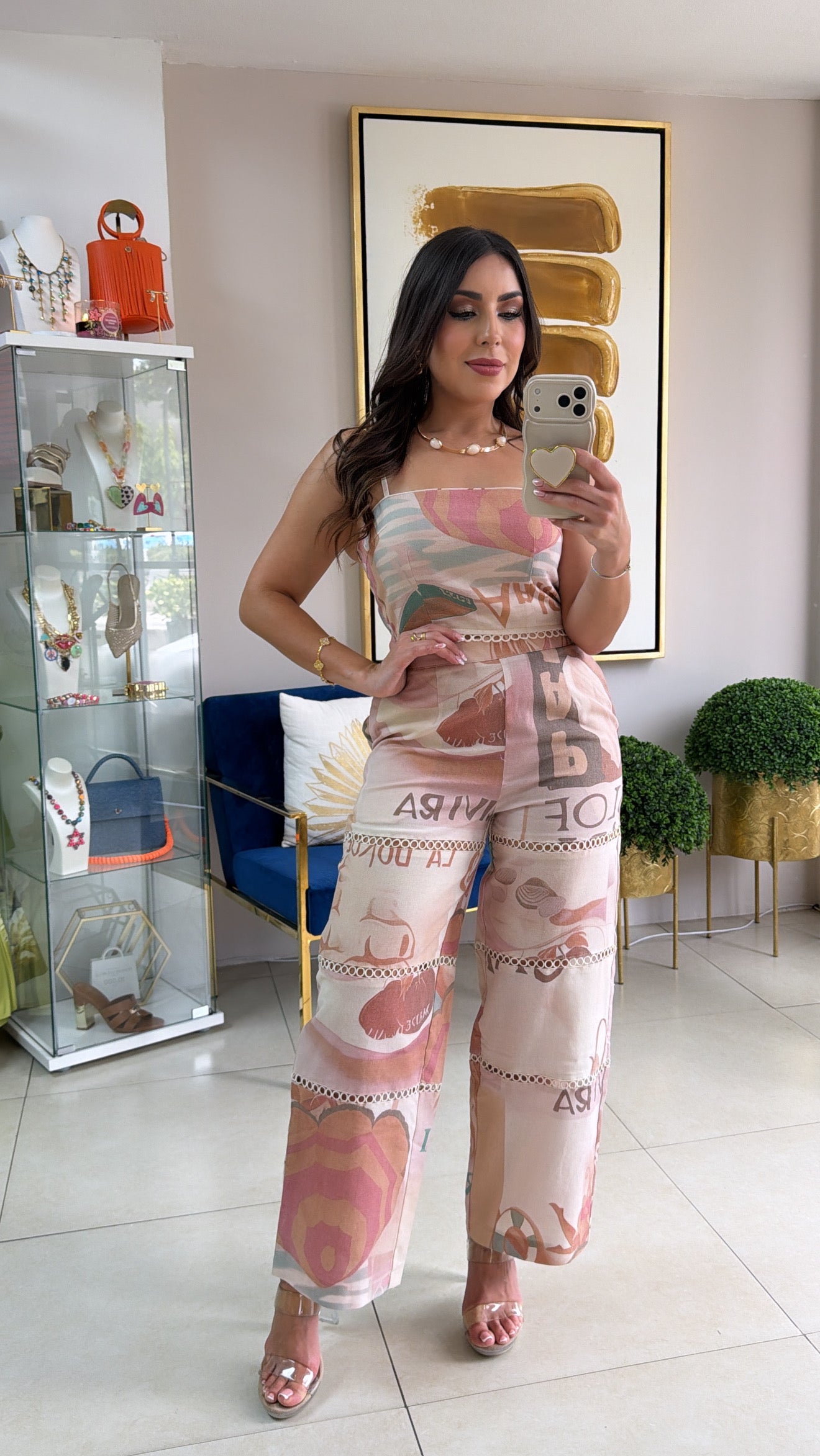 Fall Print Pant Set