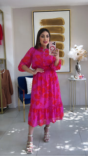 Floral Midi Dress