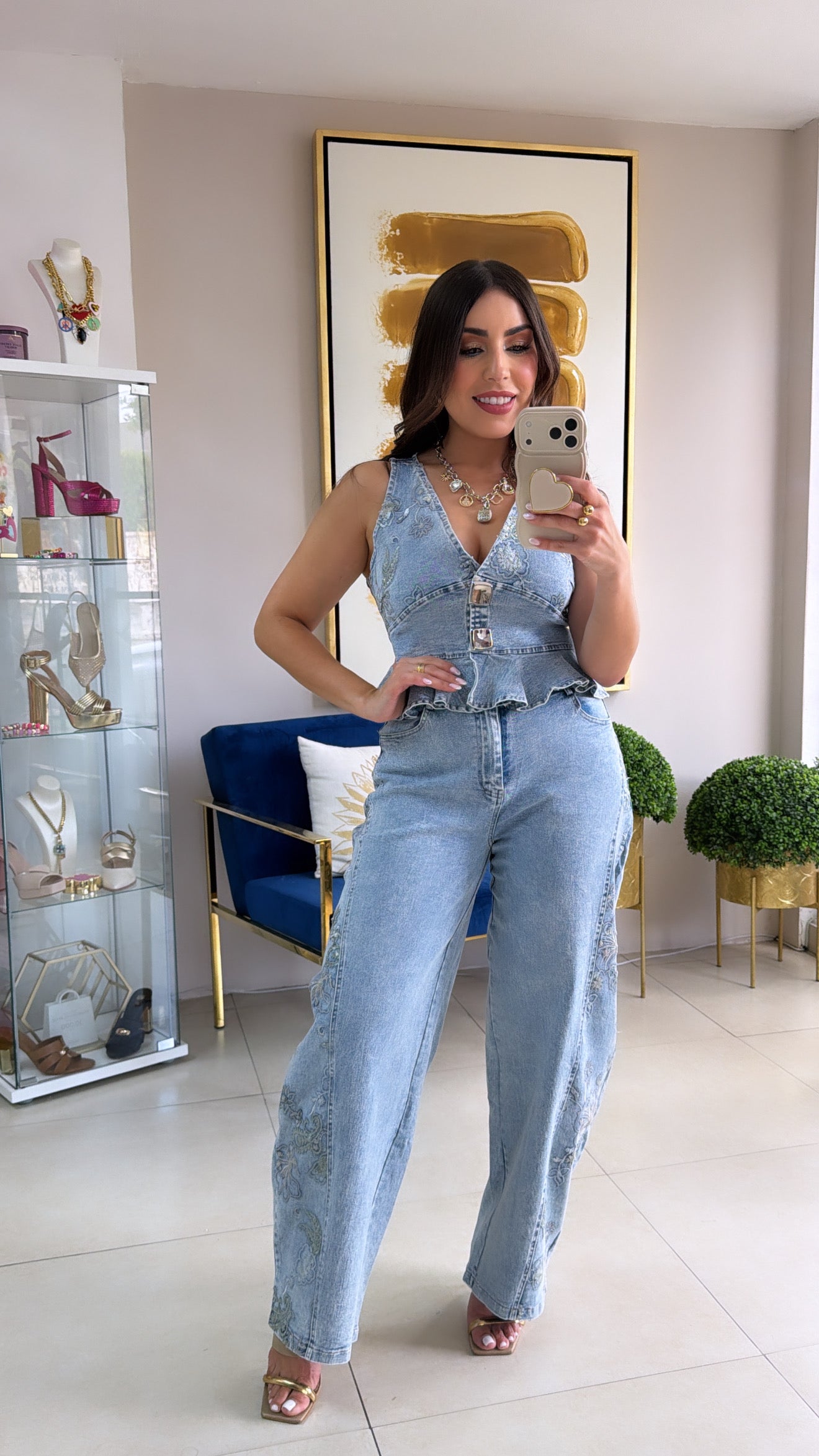 Barrel Denim Set